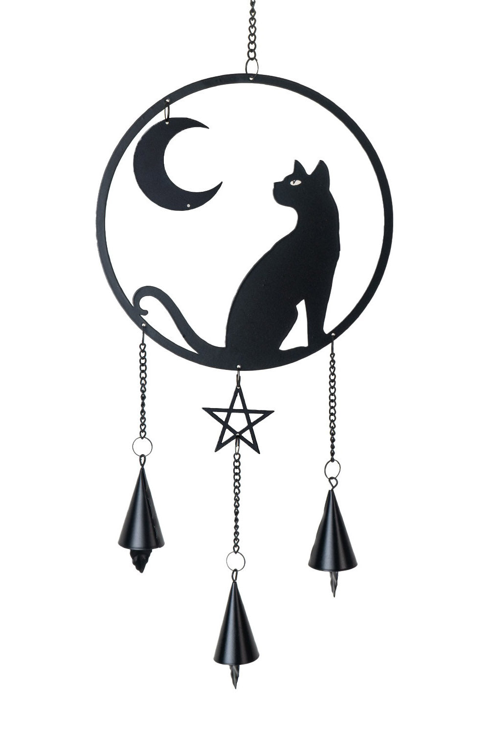 gothic cat hanging decoration by alchemy england