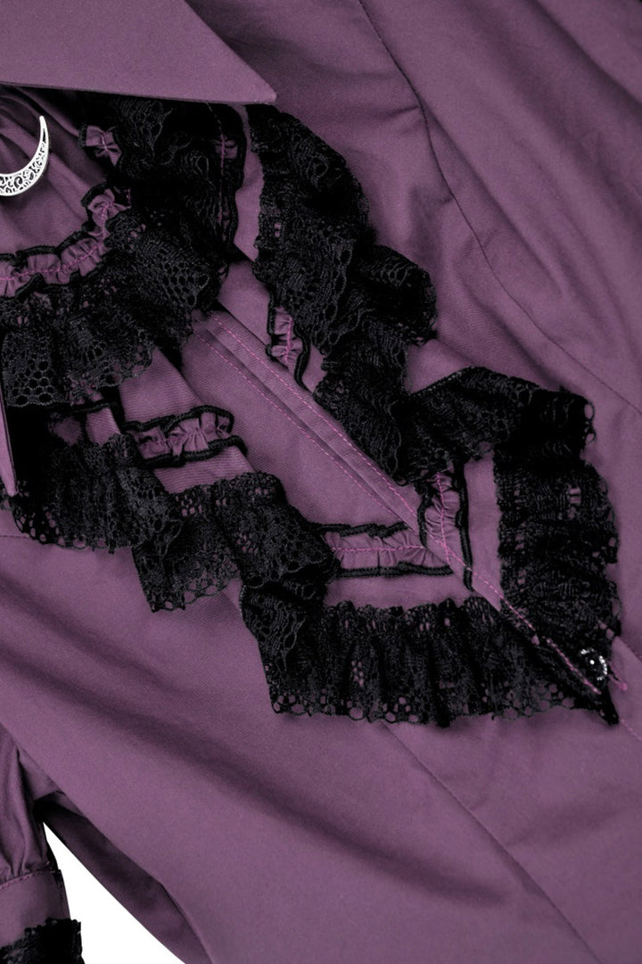 gothic purple top
