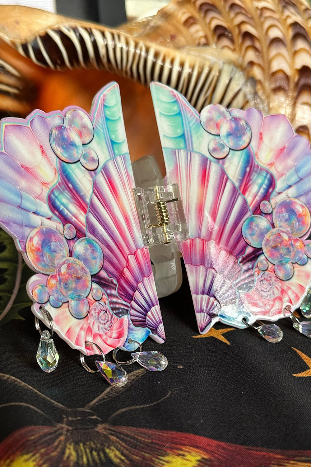 mermaidcore hair clip