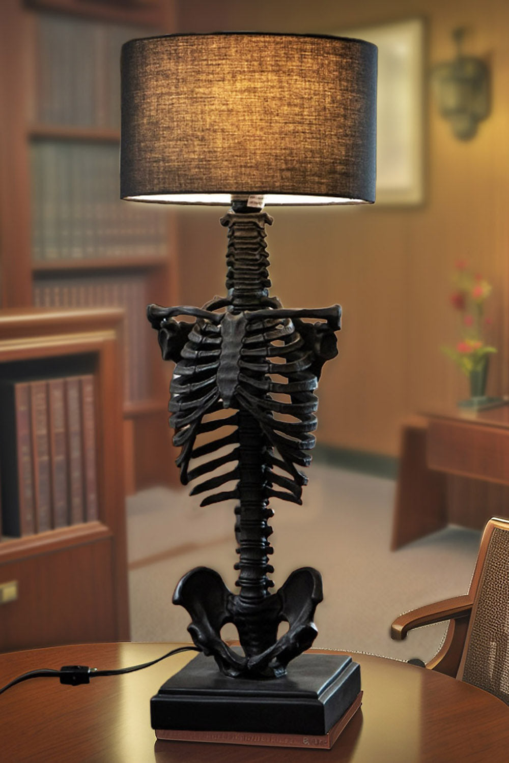 skeleton sculpture