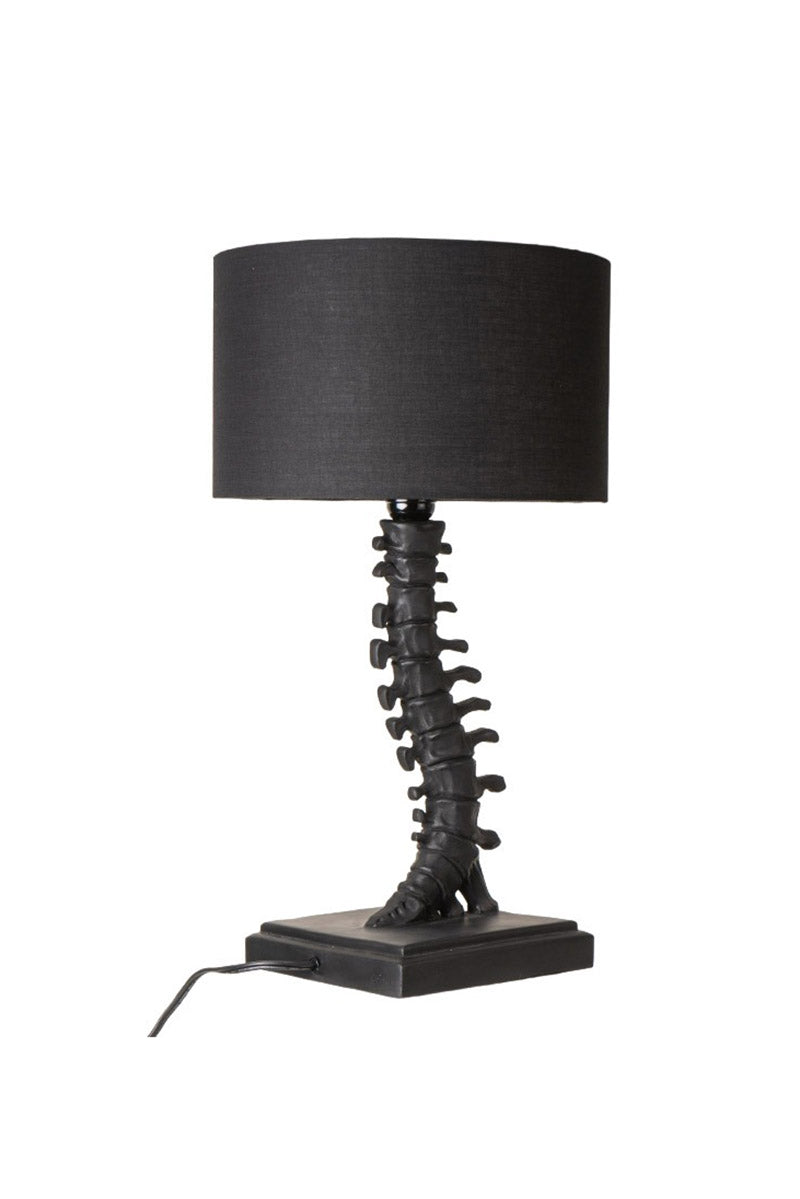 gothic skeleton desk lamp
