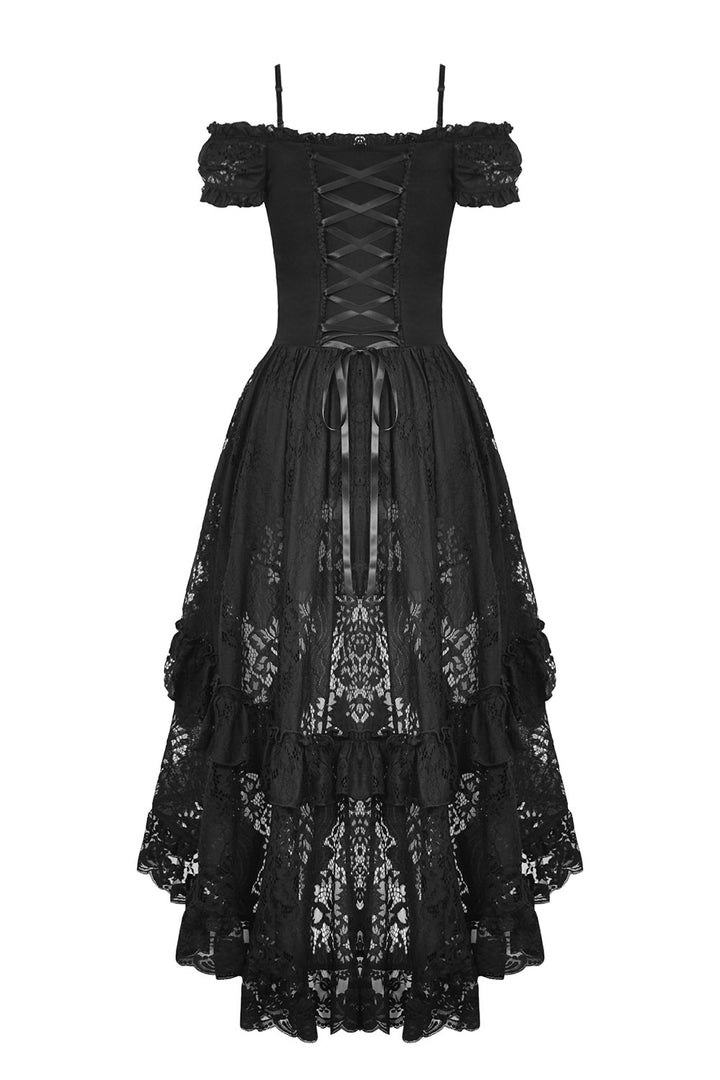 Romantic Ruffles High Low Dress