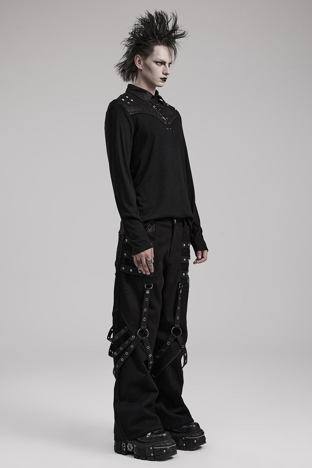 mens hardcore heavy metal gothic pants