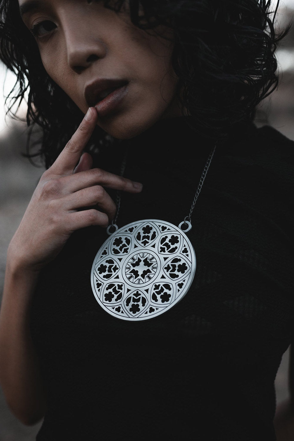 gothic cathedral necklace