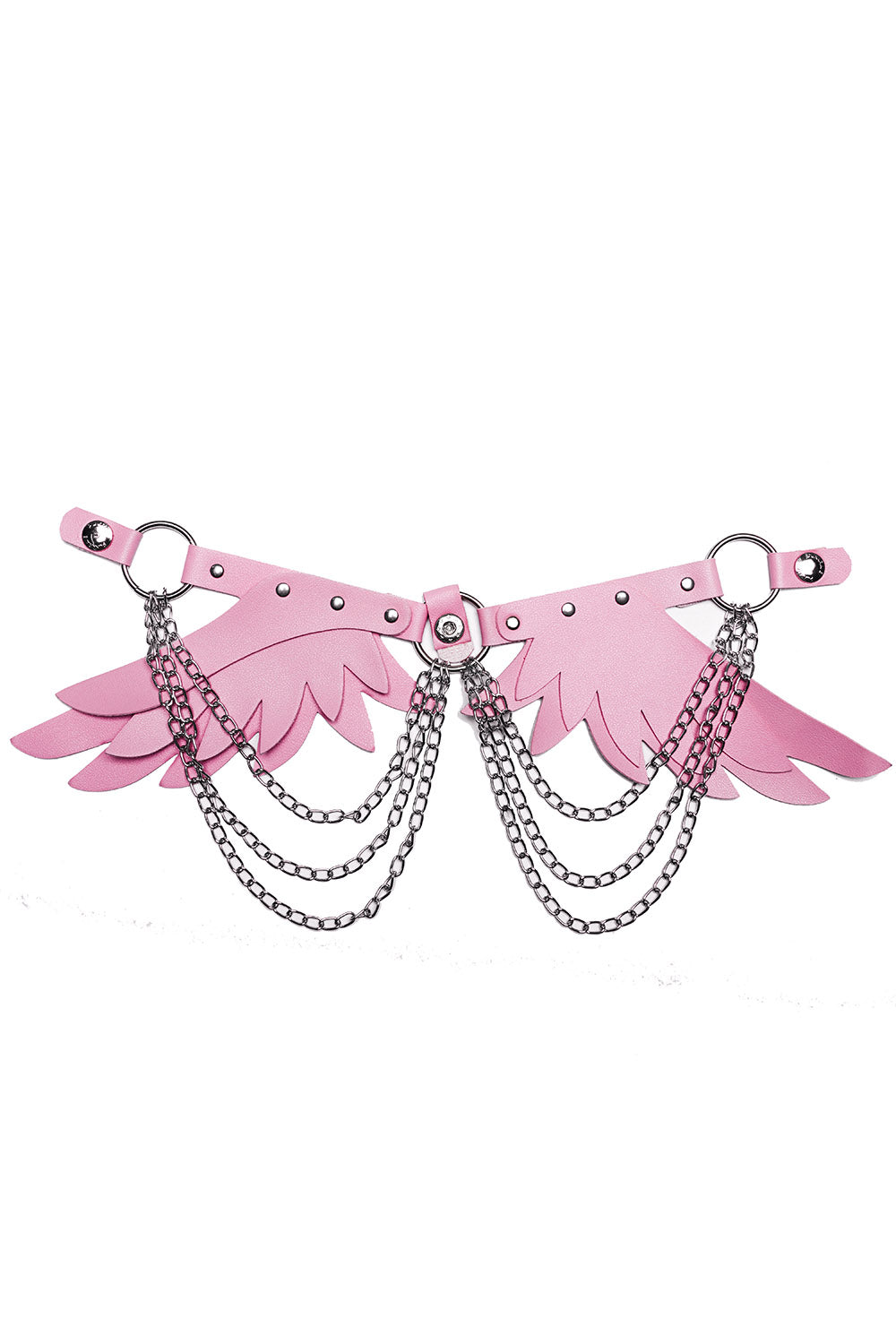 kawaii goth chain harness