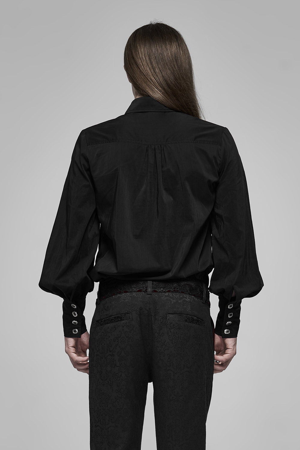 mens gothic collared shirt by punk rave