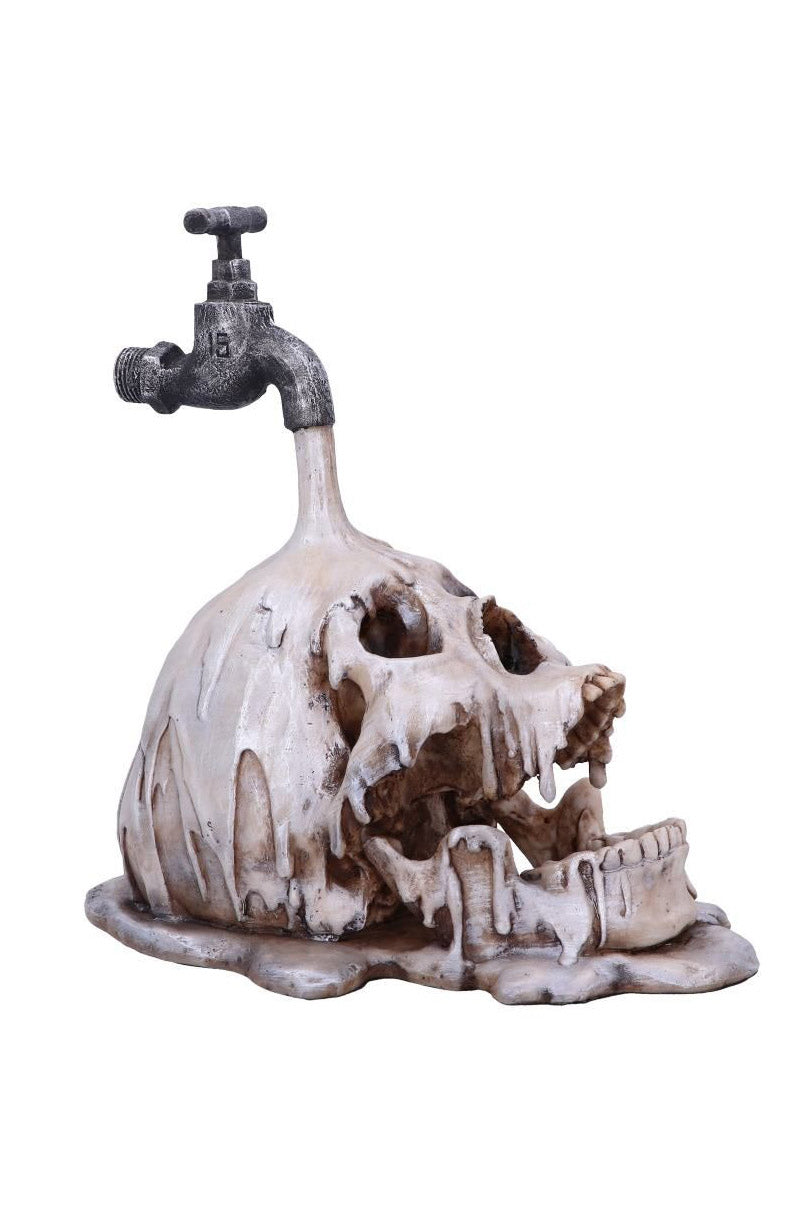pirate skull sculpture