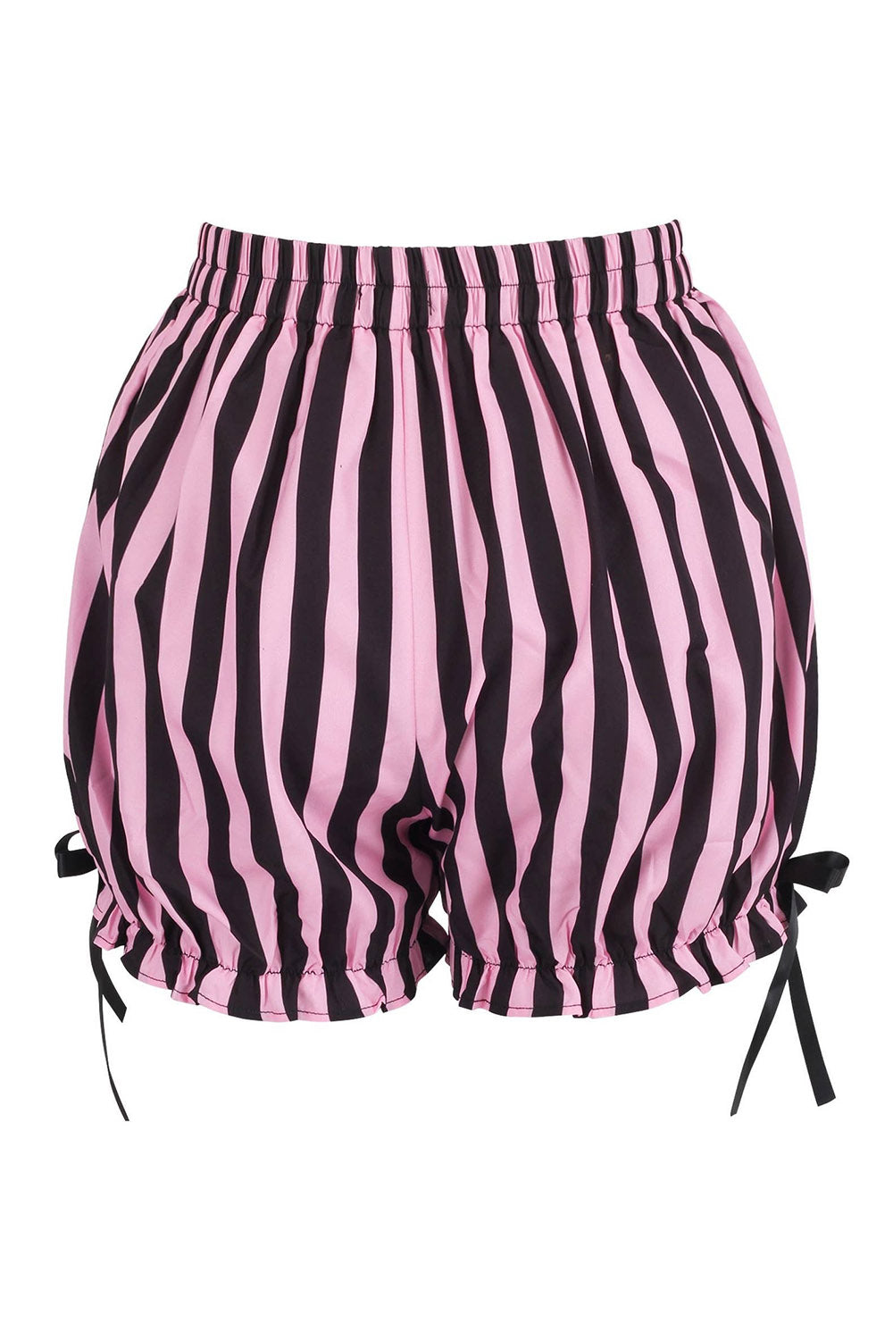pastel goth striped ruffle bloomers