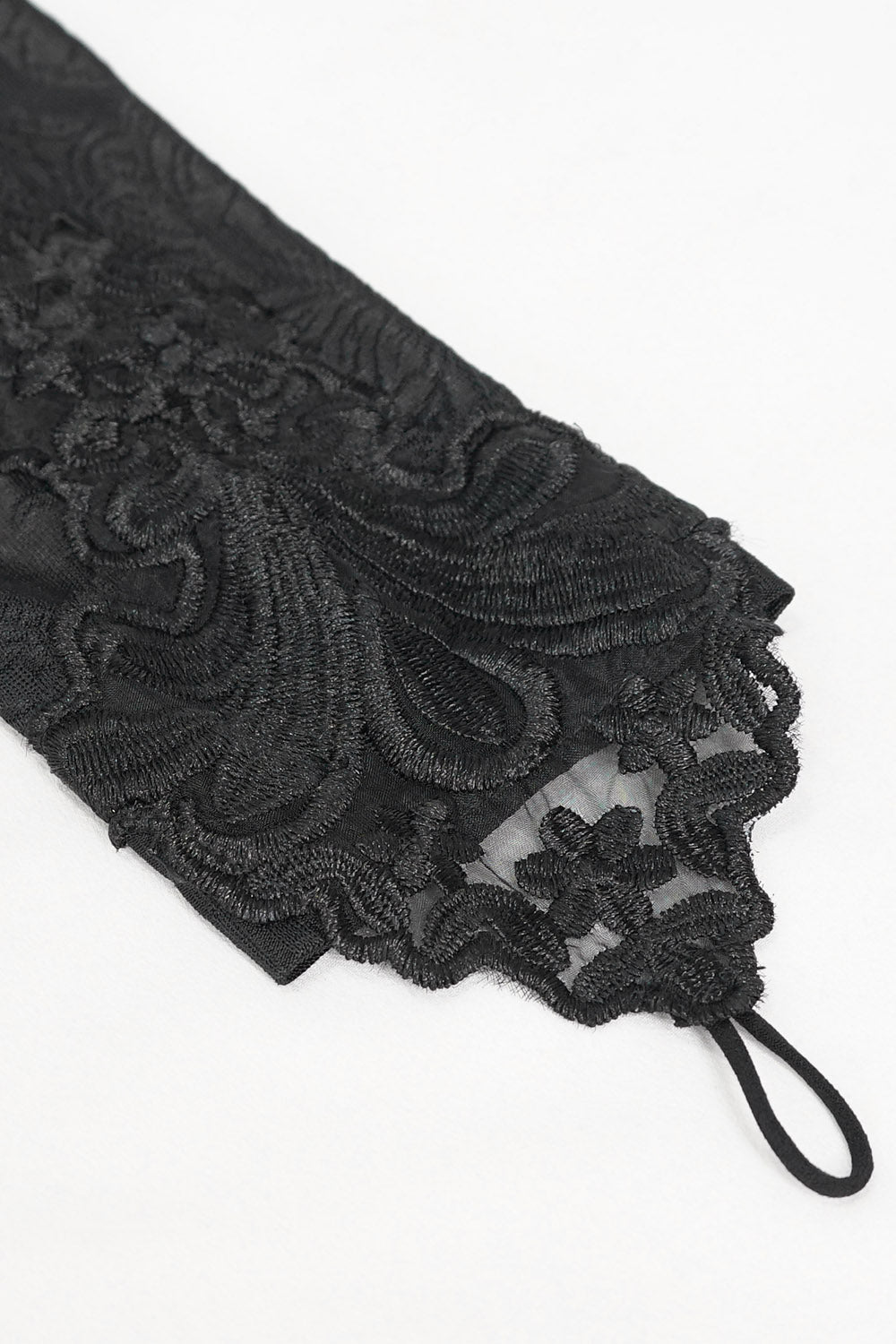 black gloves