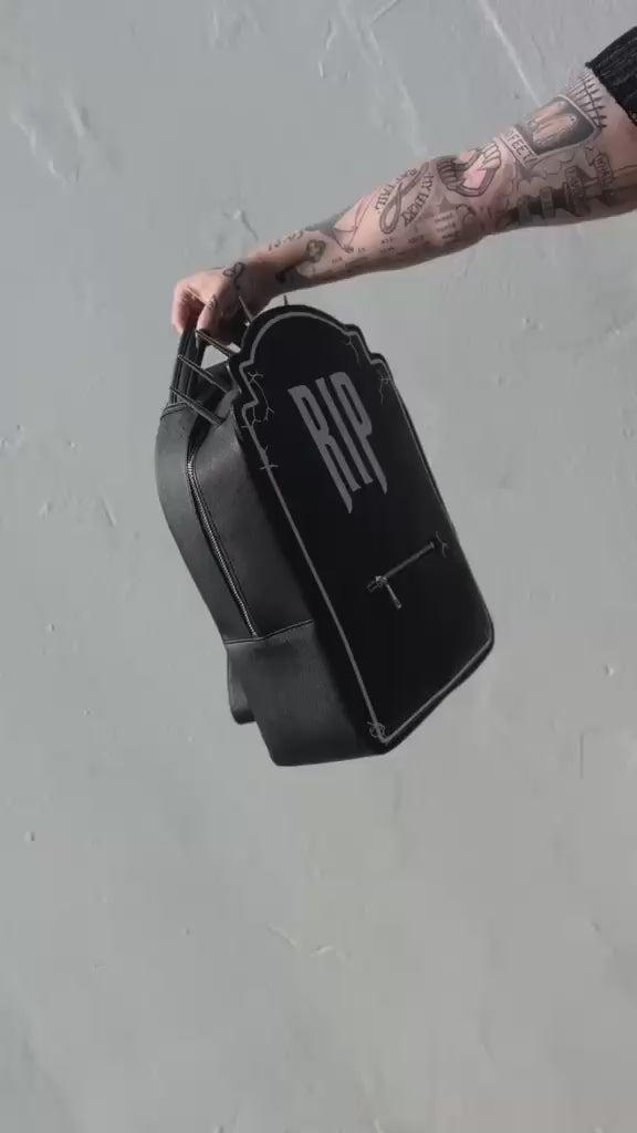 RIP Tombstone Backpack