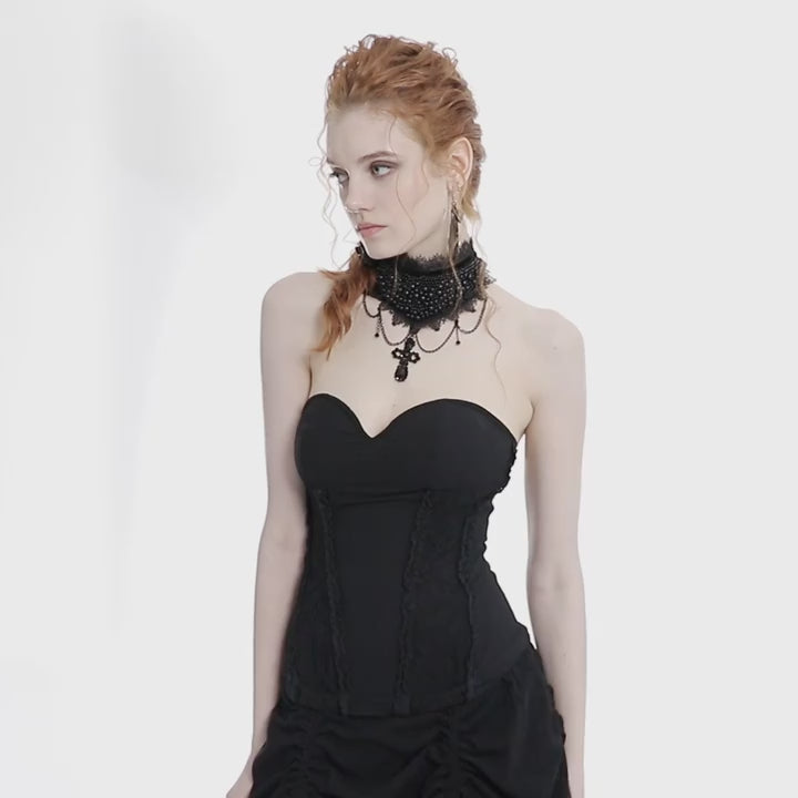 video showing gothic jewelry