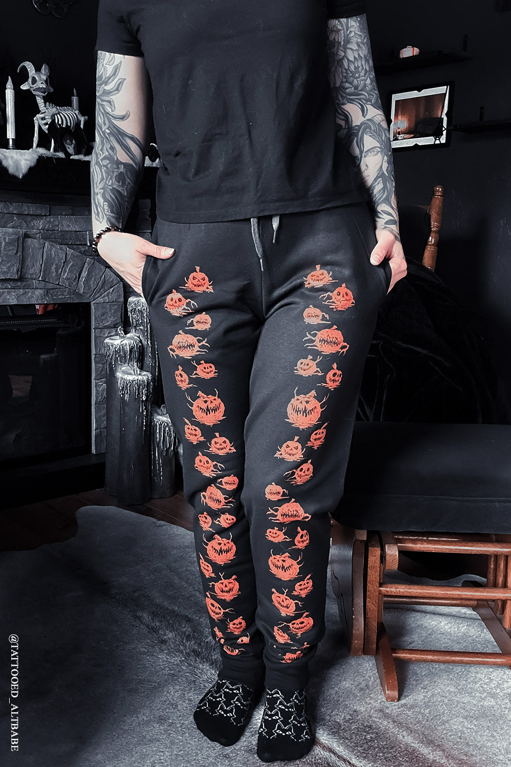 jack-o-lantern sweatants