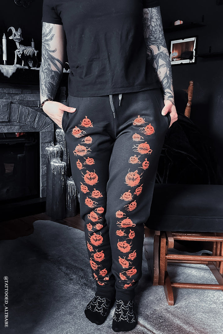 jack-o-lantern sweatants