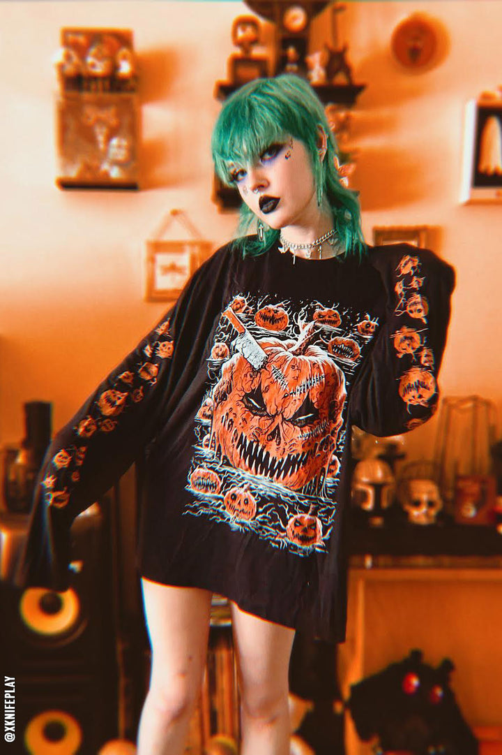 Possessed Pumpkin Patch T-shirt