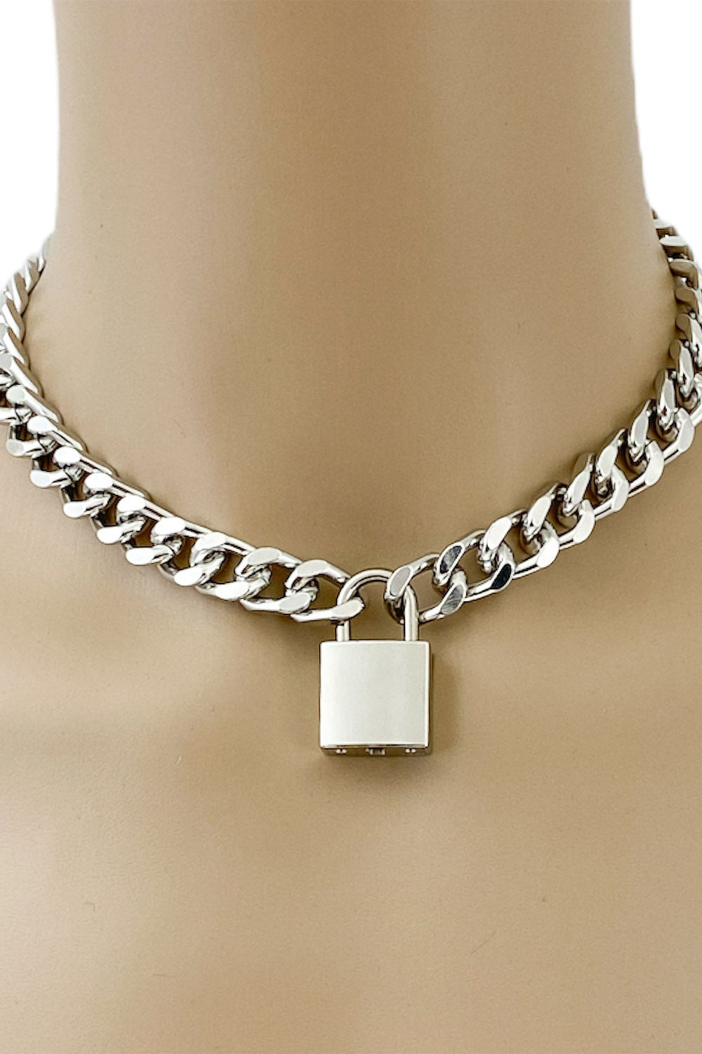 punk metal necklace