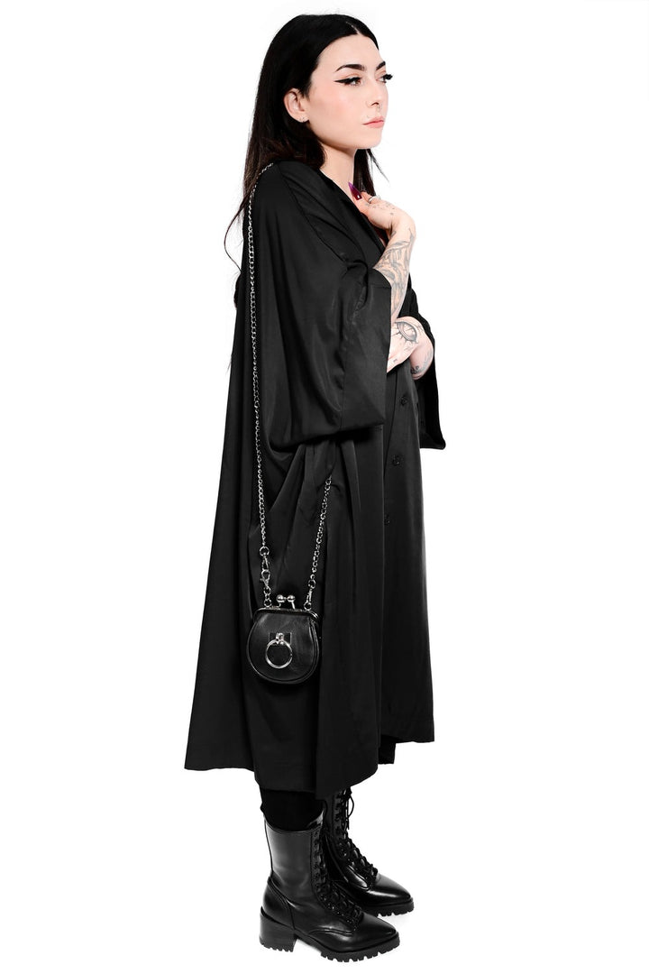 chain strap mini black bag