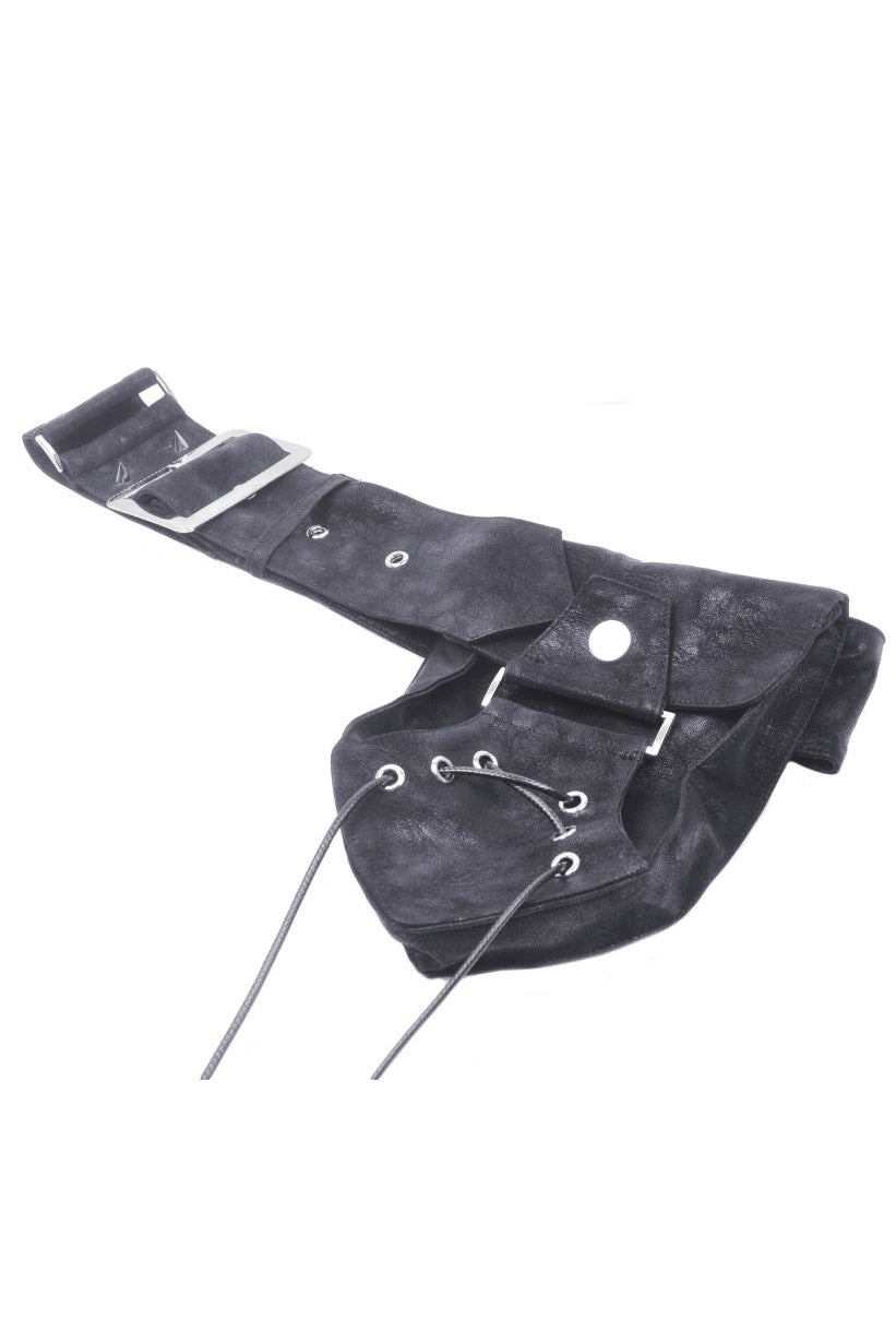 womens post apocalyptic belt with bag