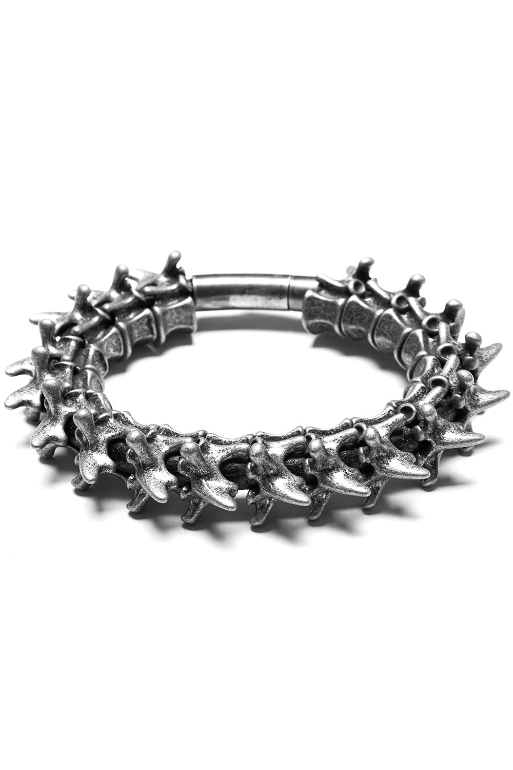 SPINE BRACELET / SHADOW BERRY LEATHER