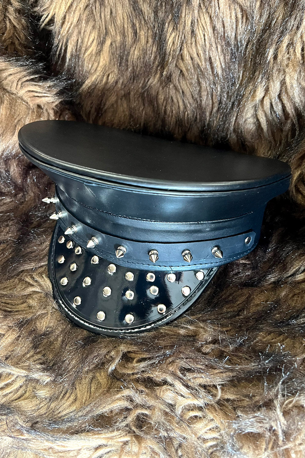 Punk Studded Captain Hat