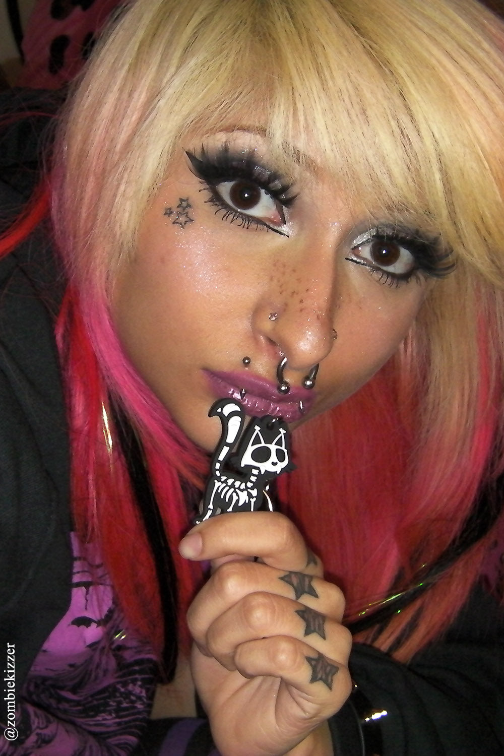 Skelekitty Keychain