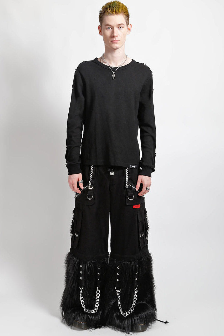 baggy black punk jeans by tripp NYC