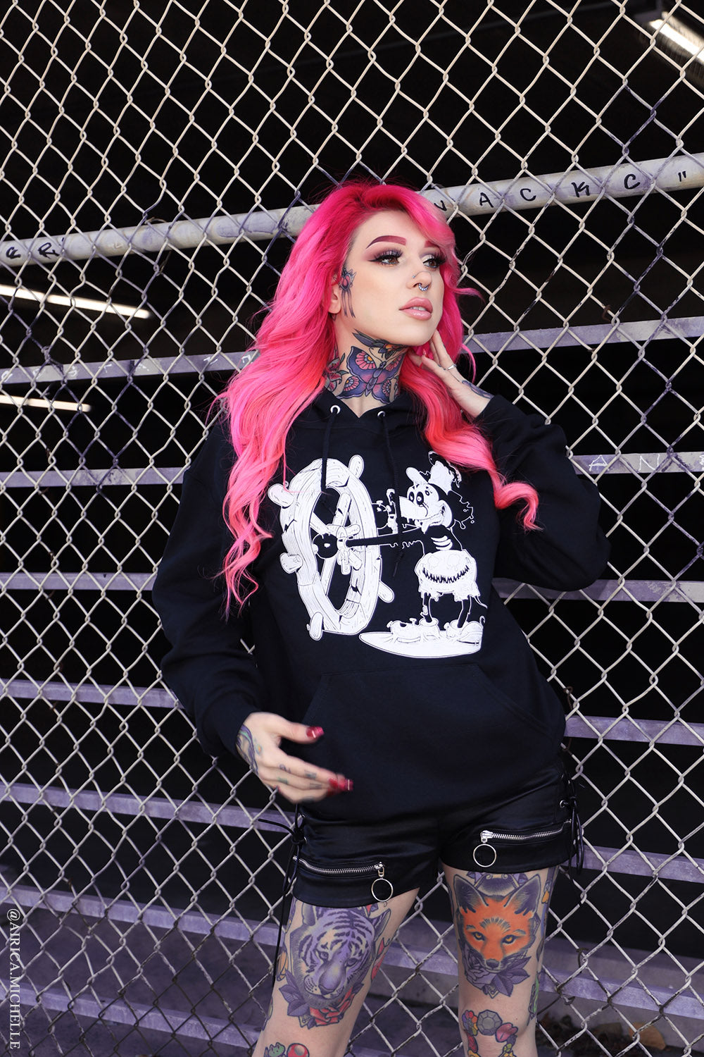 creepy cute zombie rat pullover hoodie vy vampirefreaks