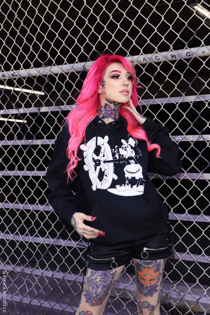 creepy cute zombie rat pullover hoodie vy vampirefreaks