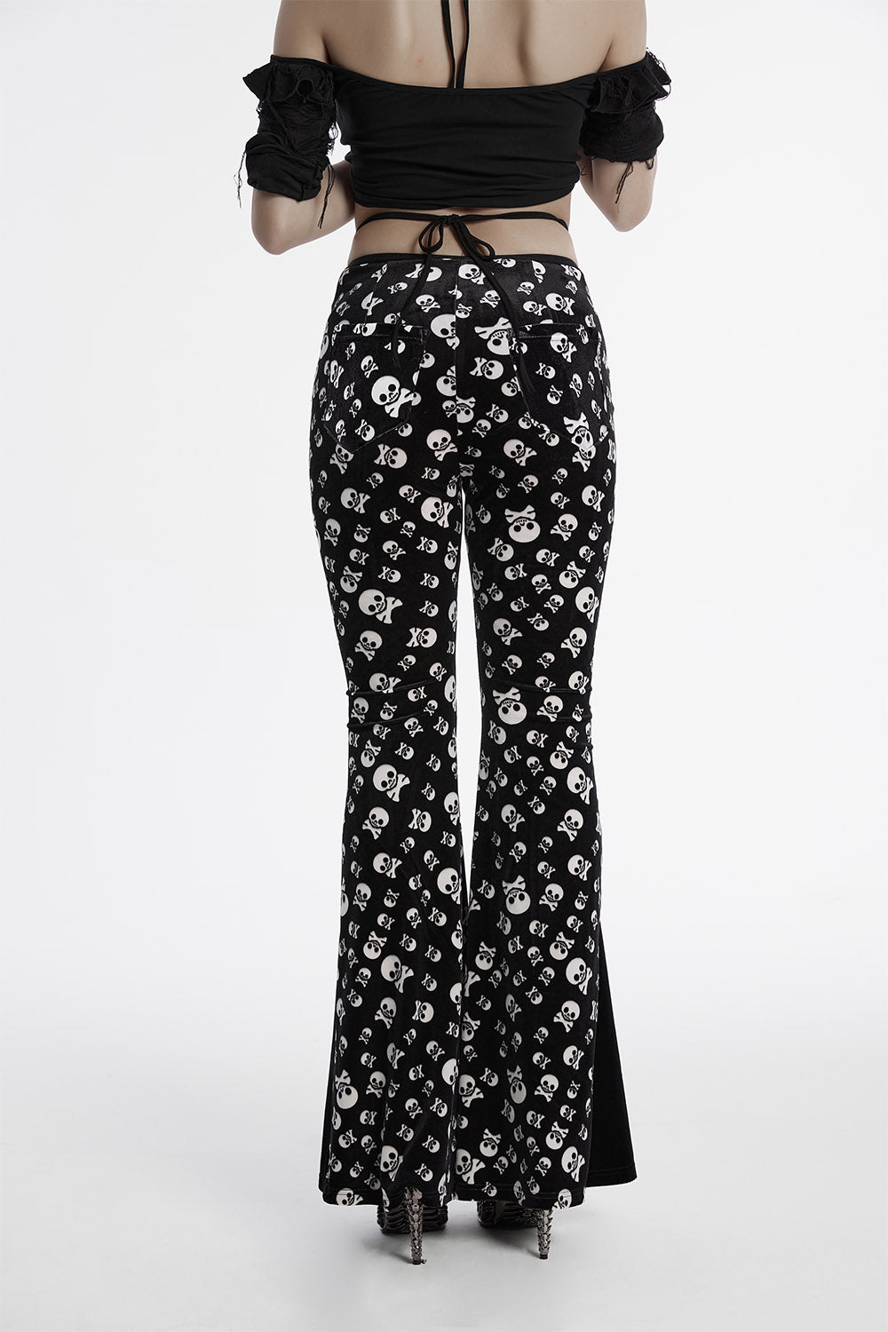 mid-rise scene pants