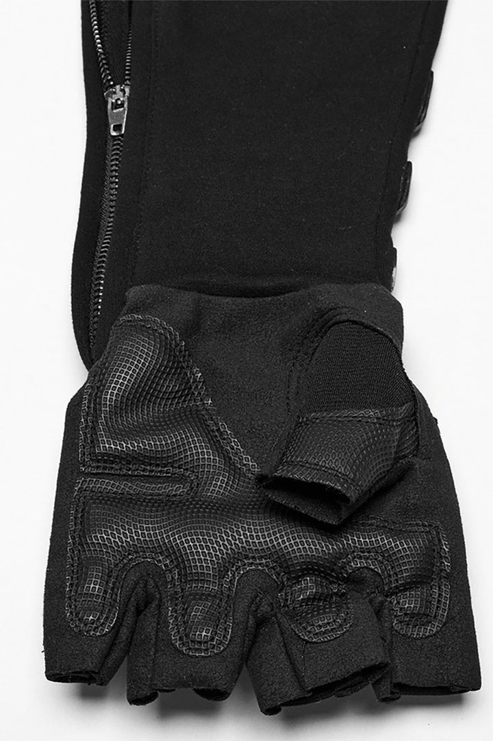 moto vegan leather mens gloves