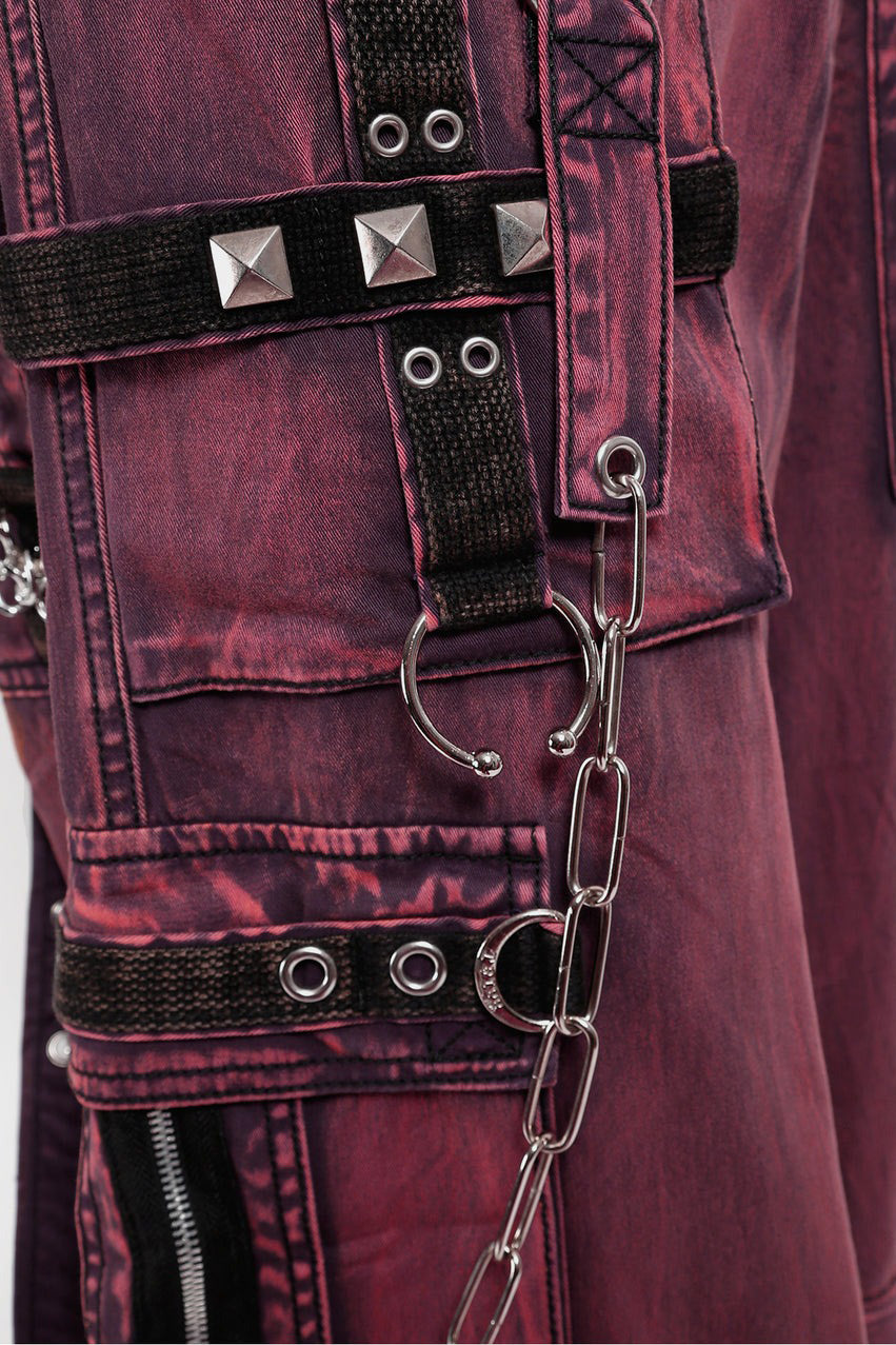 distressed punk studded  tripp NYC pants