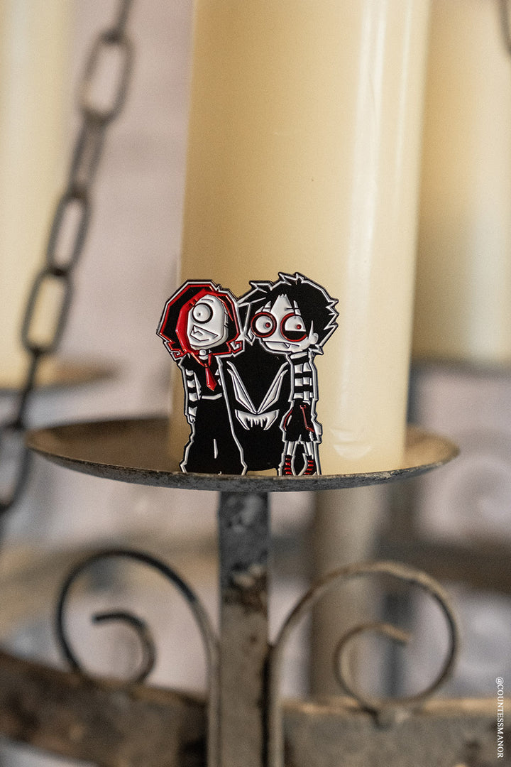 scene kids enamel pin