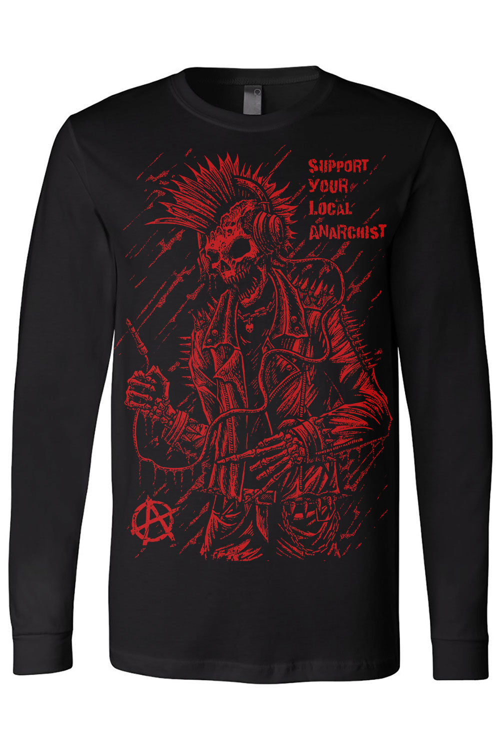 mens long sleeve punk cotton shirt