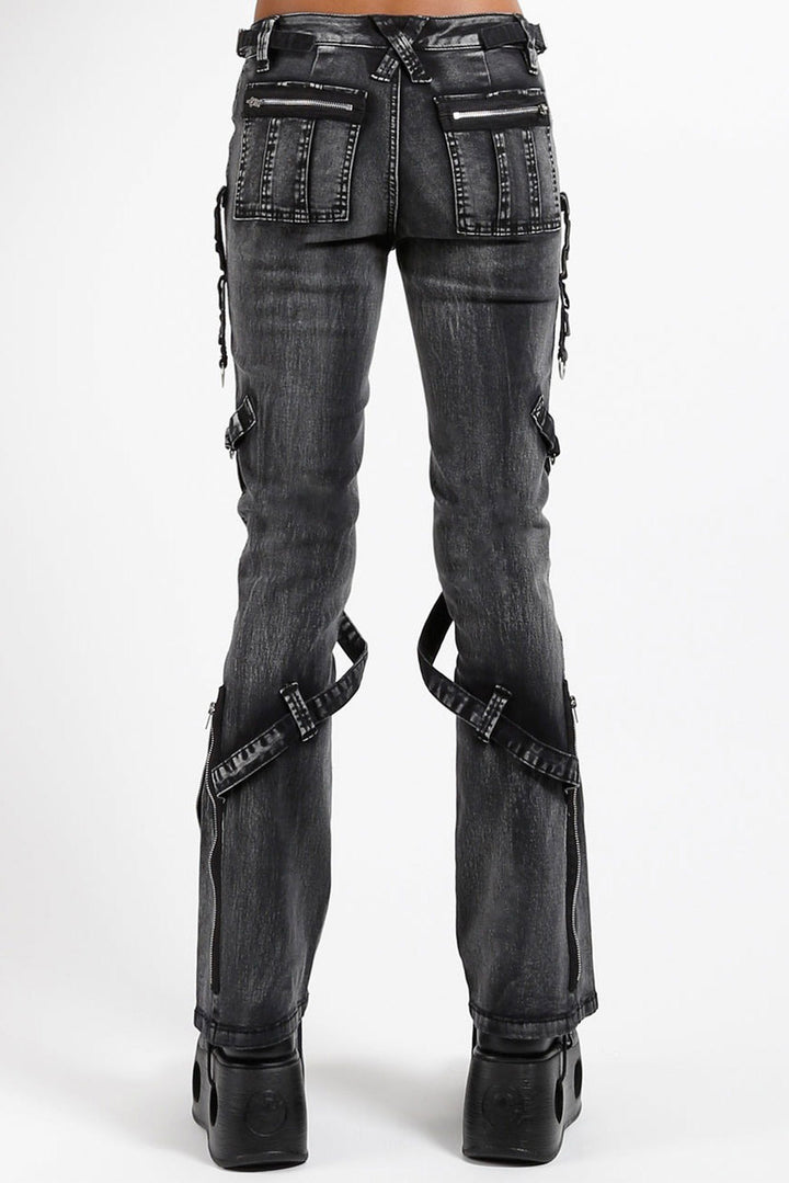 womens pyramid studded pants
