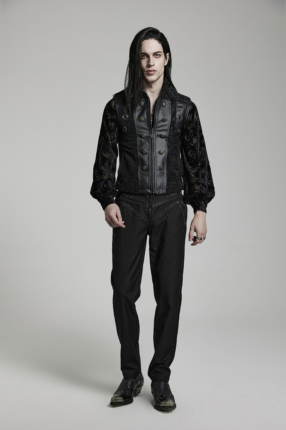 mens gothic punk rave clothes