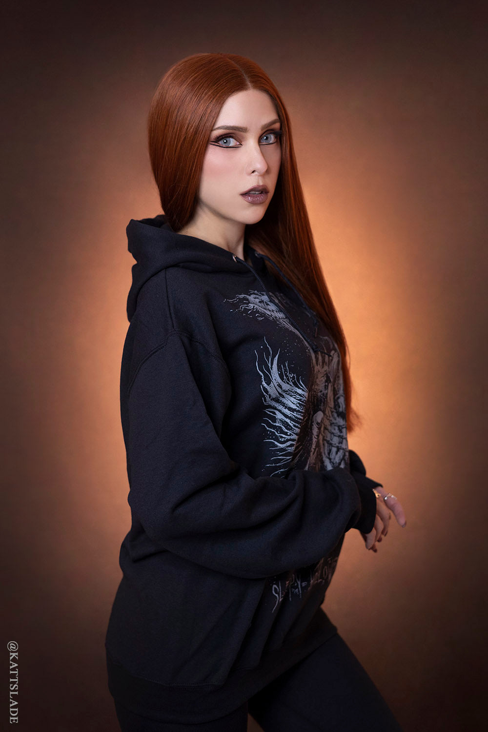 gothic horse headless horseman horror hoodie jacket