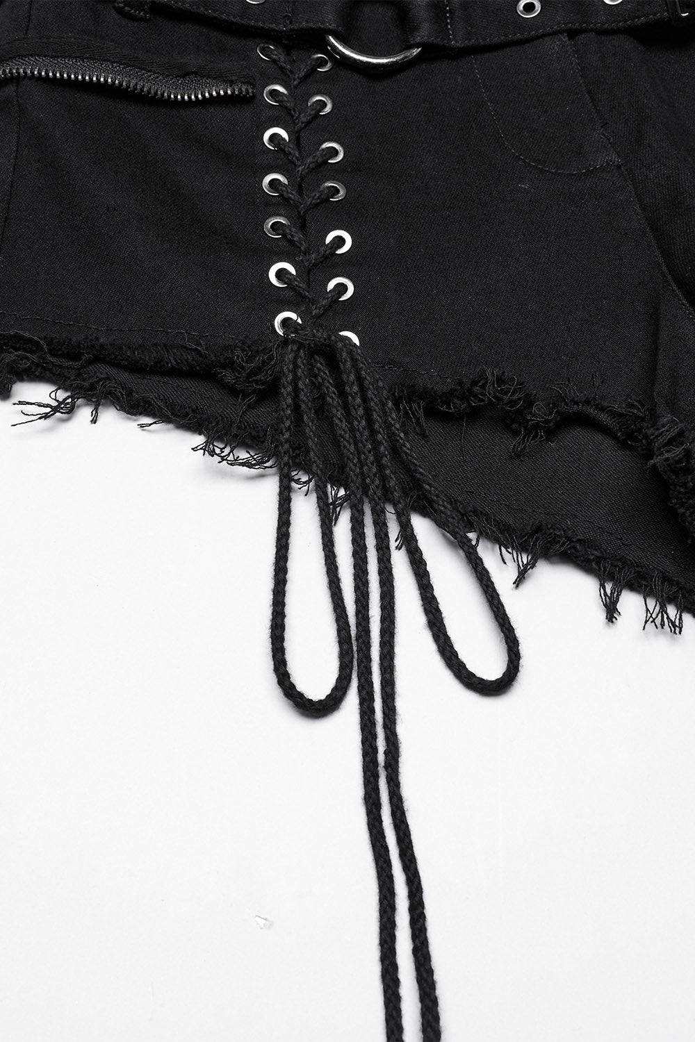 lace-up short shorts by punk rave