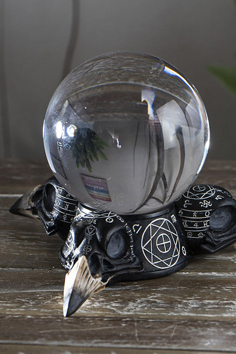 Raven Skulls and Crystal Ball