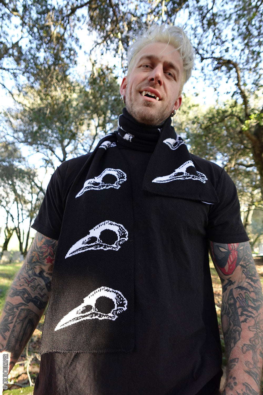 Nevermore Raven Scarf
