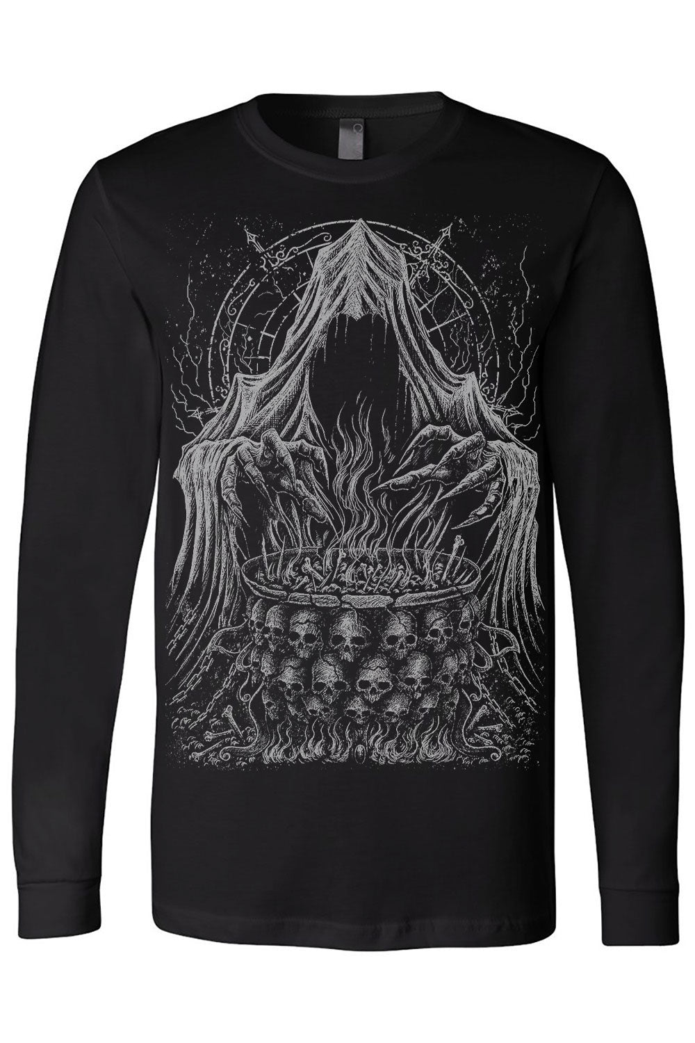 long sleeve grim reaper t-shirt