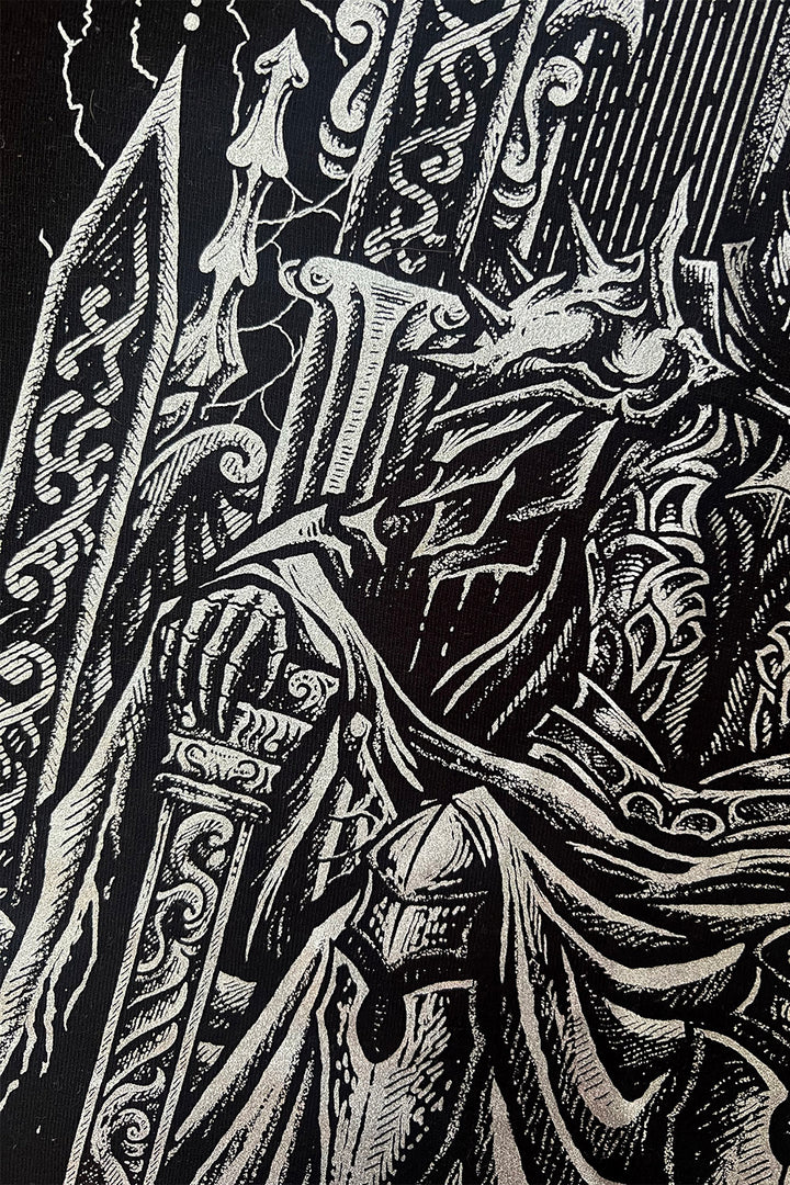 gothic throne and knight shirt
