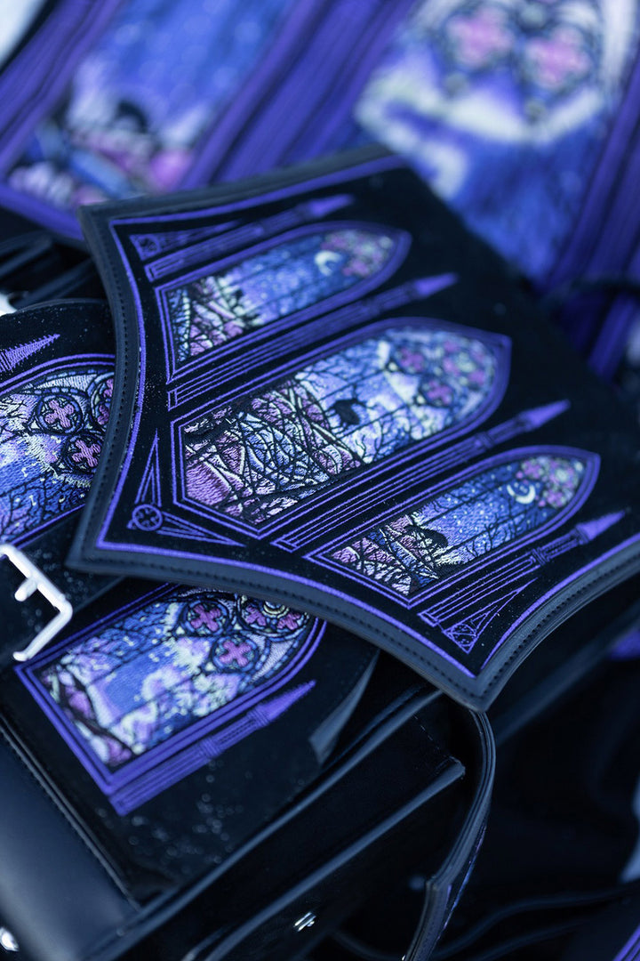 gorgeous gothic cathedral embroidered bag