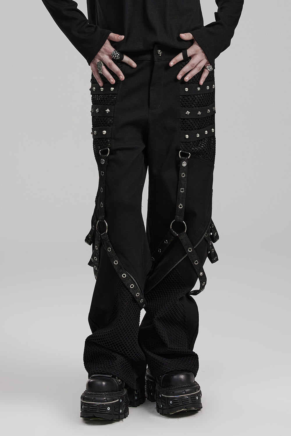 mens grunge goth pants