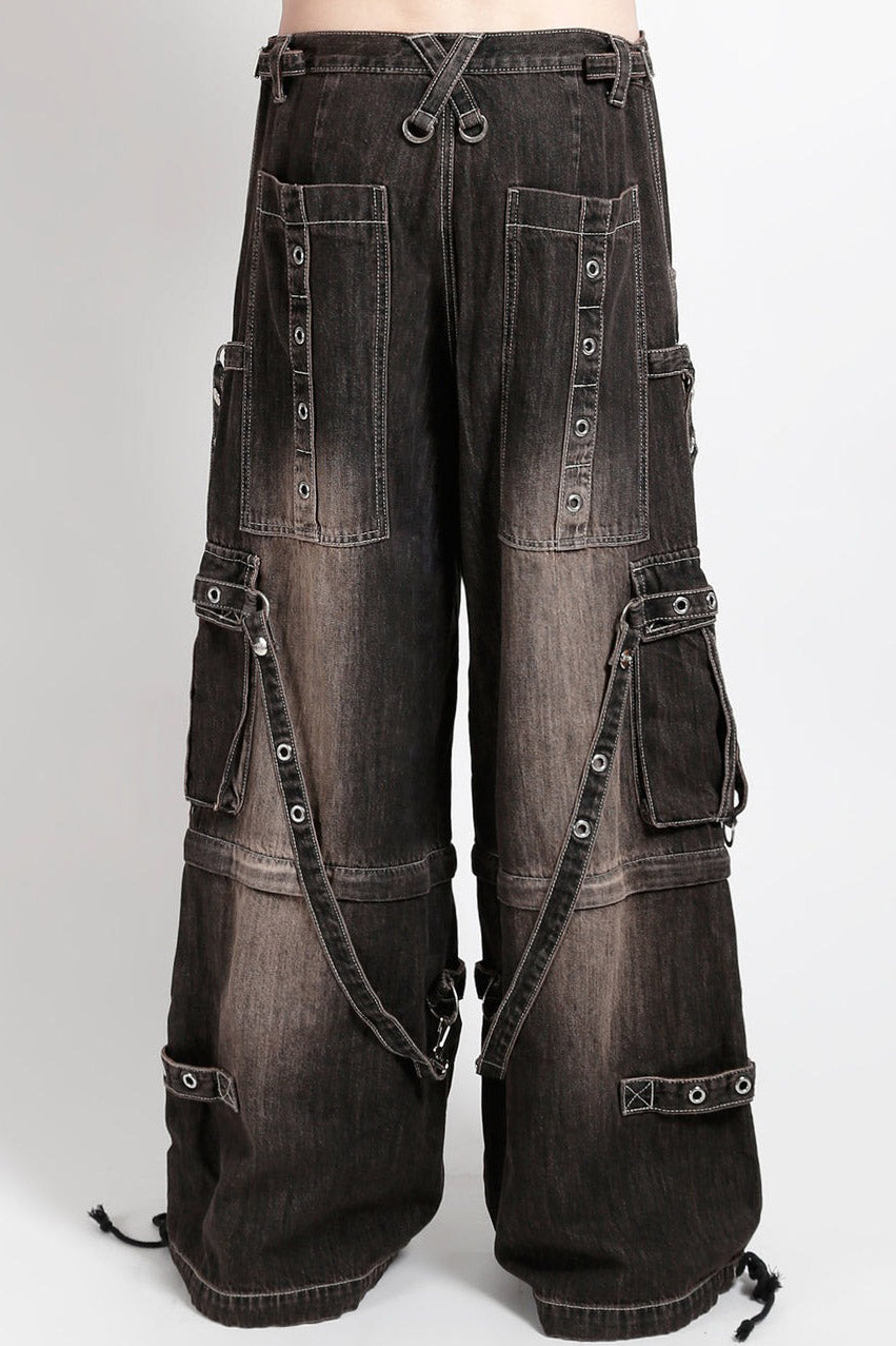 distressed cargo pants