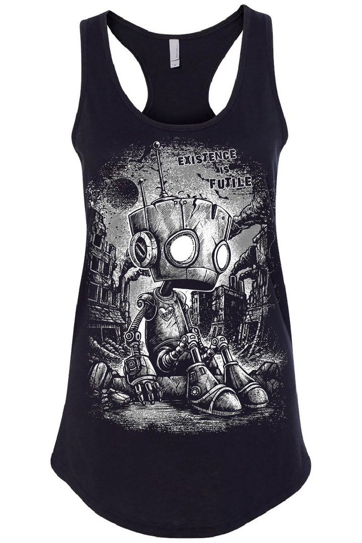 scene girl emo robot shirt