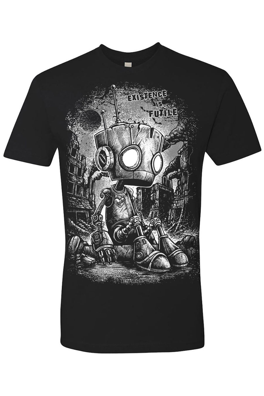 emo robot shirt