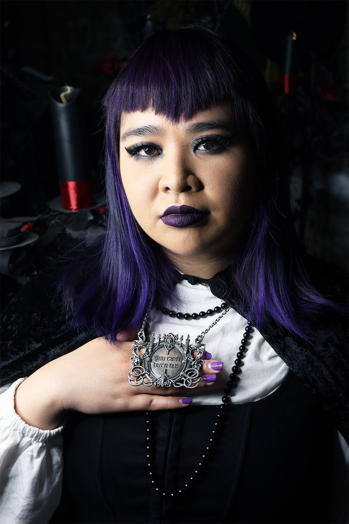 gothic witch necklace