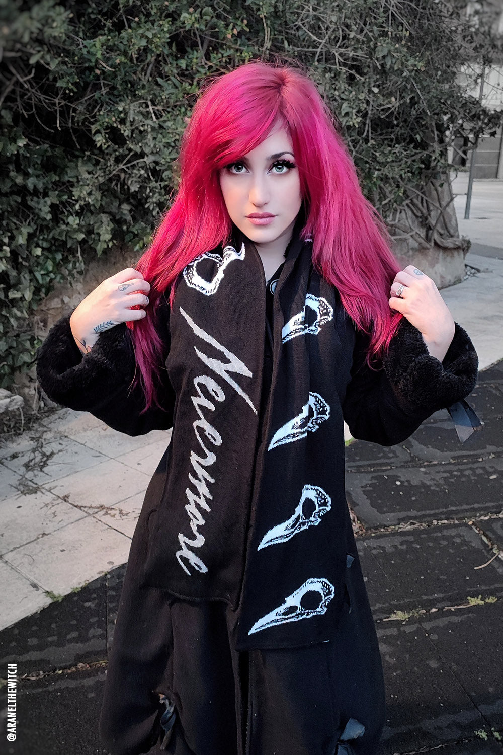 Nevermore Raven Scarf