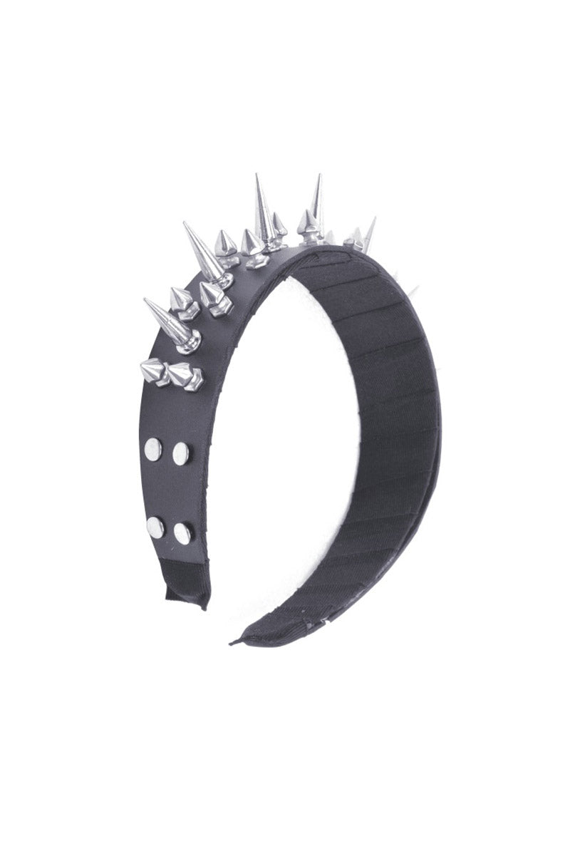 asymmetric spiked headband