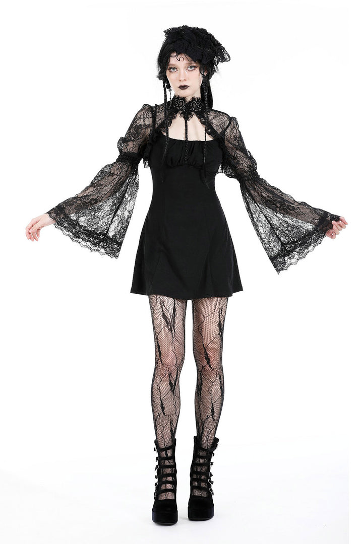 short black goth dress
