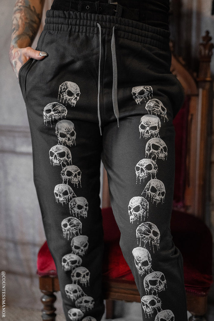 heavy metal skull sweatpants